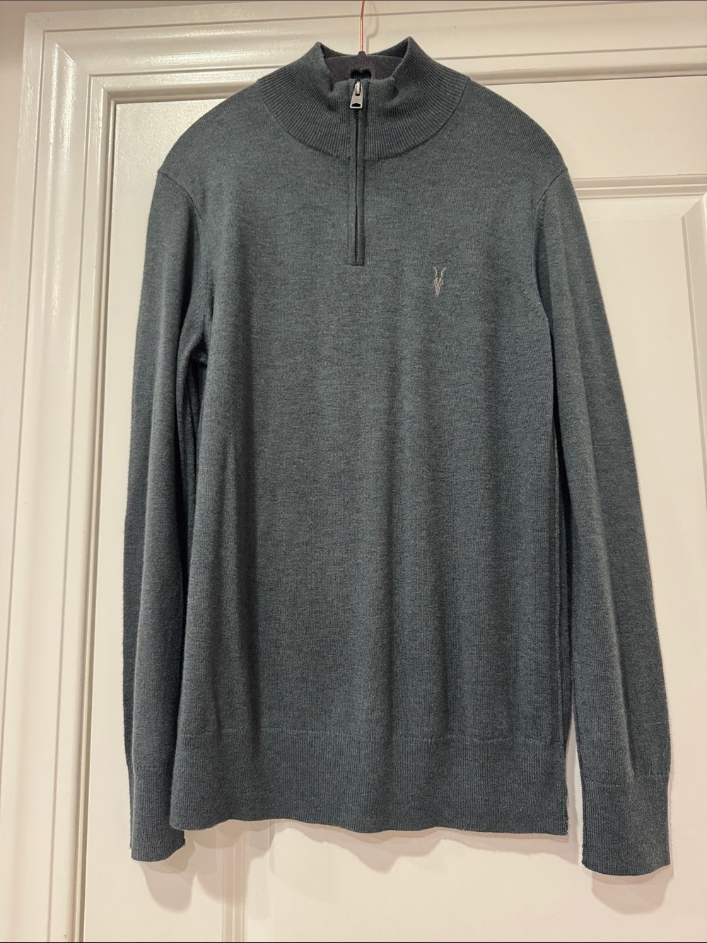 Men’s All Saints quarter zip sweater size XS